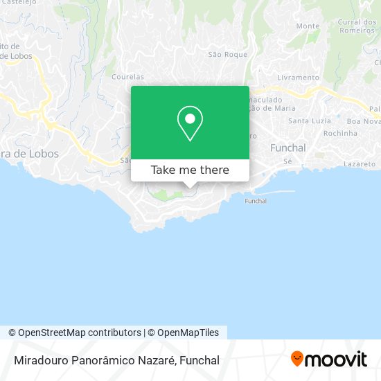 Miradouro Panorâmico Nazaré map