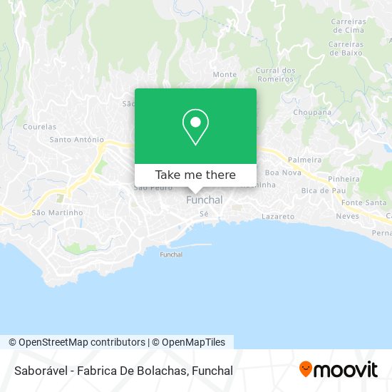 Saborável - Fabrica De Bolachas map