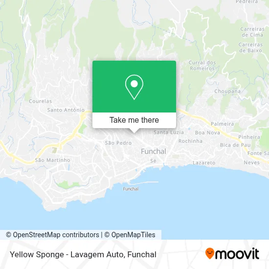 Yellow Sponge - Lavagem Auto map