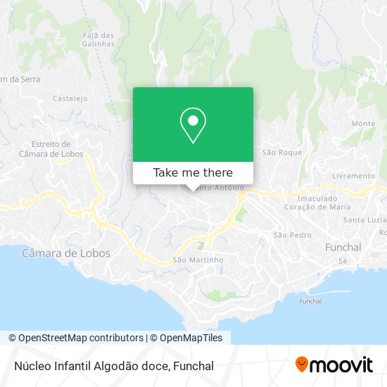 Núcleo Infantil Algodão doce mapa