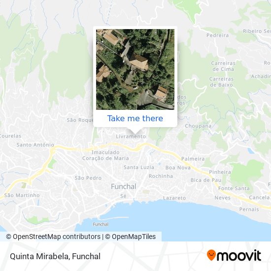 Quinta Mirabela map