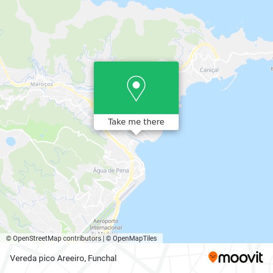 Vereda pico Areeiro mapa