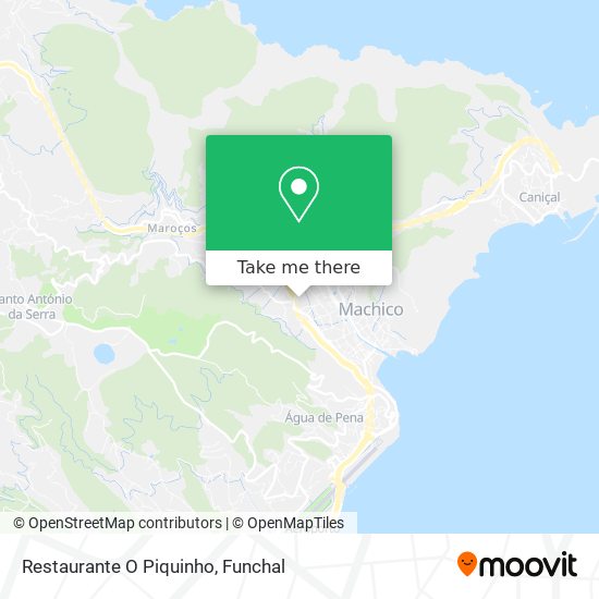 Restaurante O Piquinho map