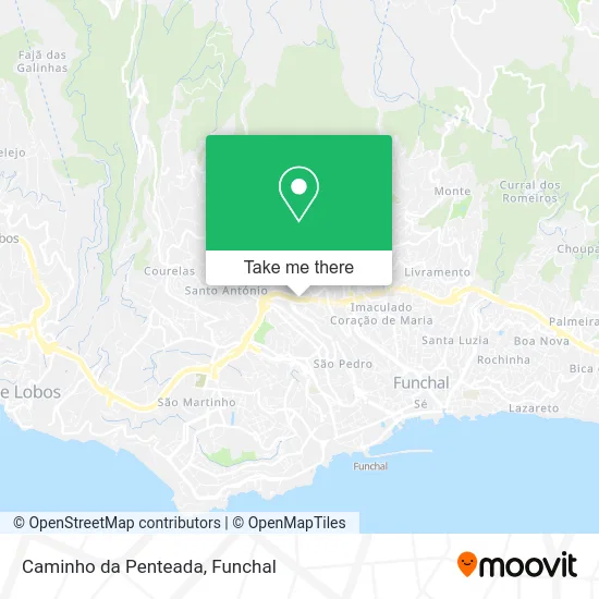 Caminho da Penteada map