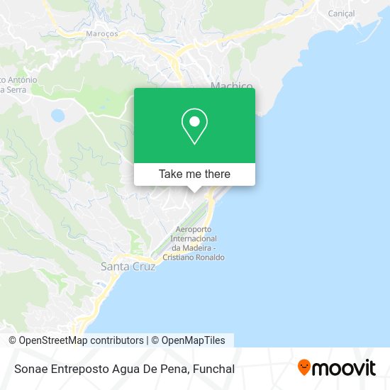 Sonae Entreposto Agua De Pena map