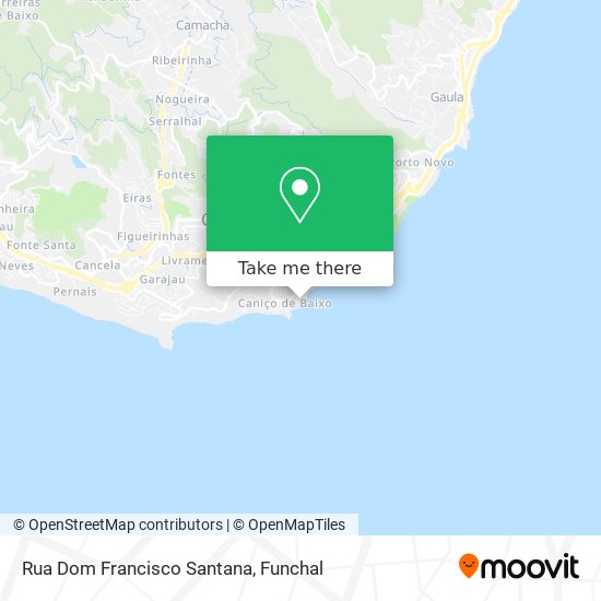 Rua Dom Francisco Santana map