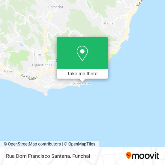 Rua Dom Francisco Santana map