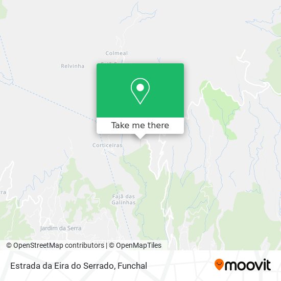 Estrada da Eira do Serrado map