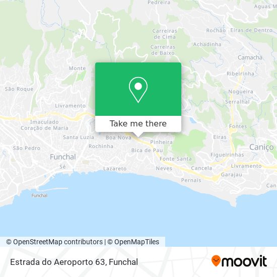 Estrada do Aeroporto 63 map