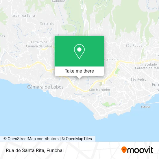 Rua de Santa Rita map