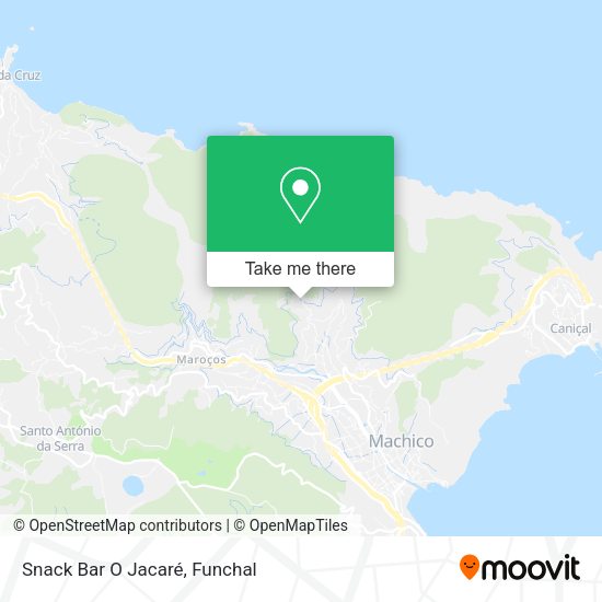 Snack Bar O Jacaré map