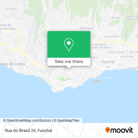 Rua do Brasil 26 map