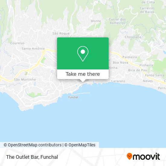 The Outlet Bar map