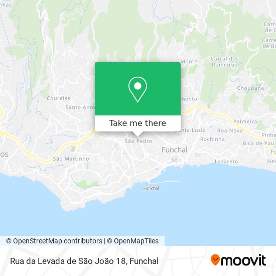 Rua da Levada de São João 18 map