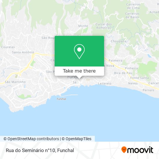 Rua do Seminário n°10 map