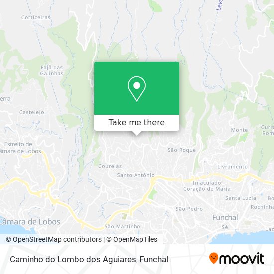 Caminho do Lombo dos Aguiares map