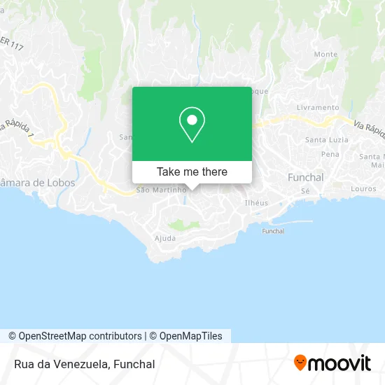 Rua da Venezuela map