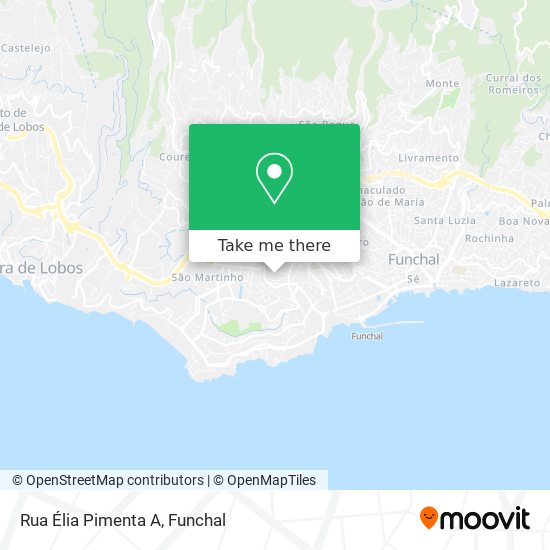 Rua Élia Pimenta A map