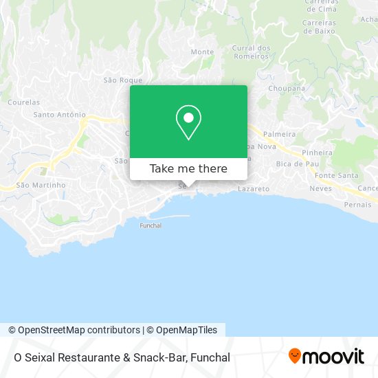 O Seixal Restaurante & Snack-Bar mapa