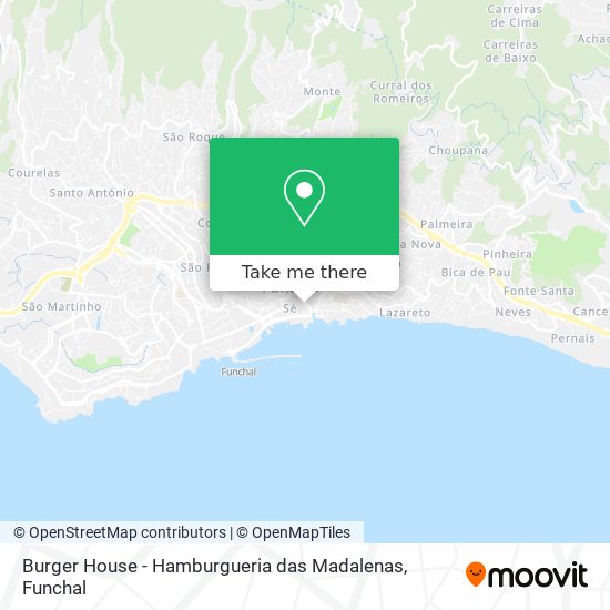 Burger House - Hamburgueria das Madalenas mapa