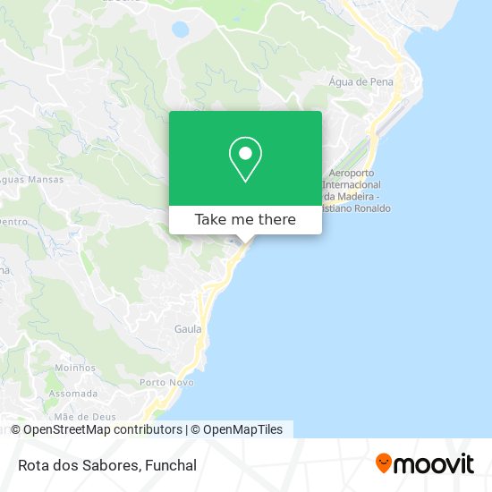 Rota dos Sabores map