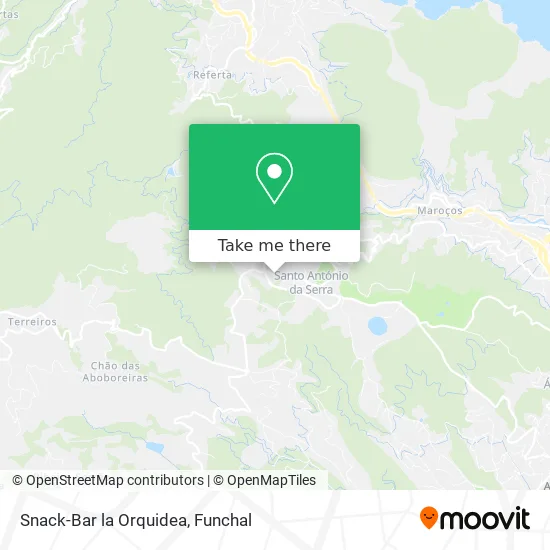 Snack-Bar la Orquidea map