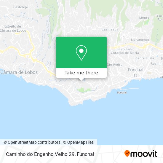Caminho do Engenho Velho 29 mapa