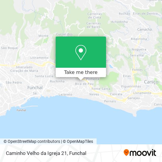 Caminho Velho da Igreja 21 map