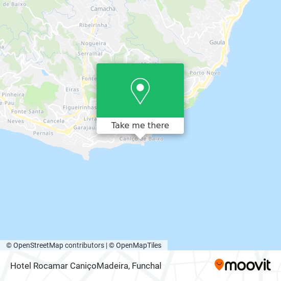 Hotel Rocamar CaniçoMadeira map