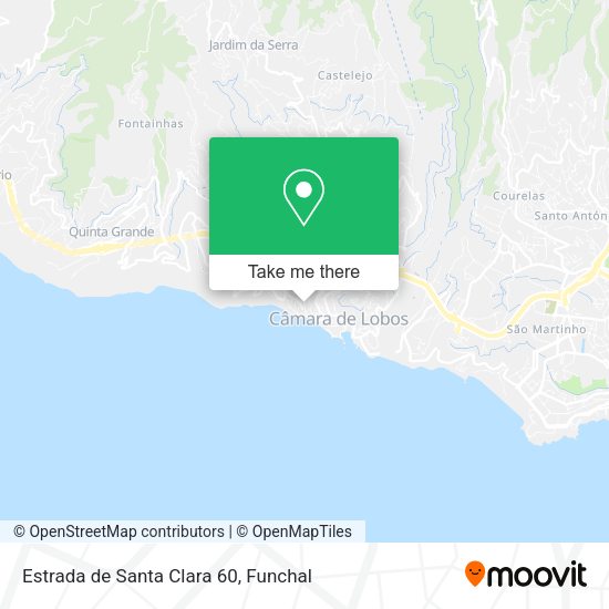 Estrada de Santa Clara 60 map