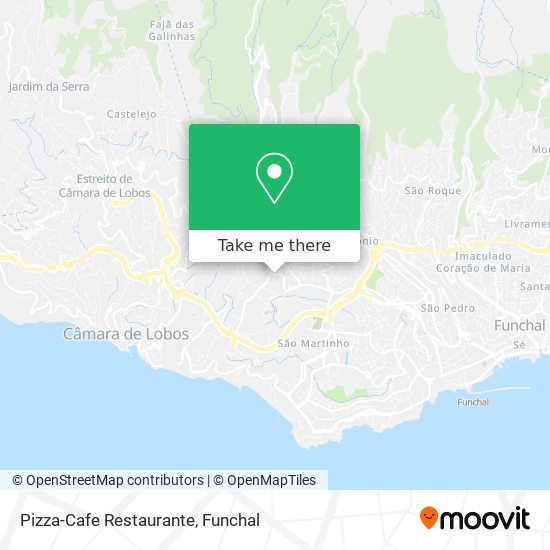 Pizza-Cafe Restaurante mapa