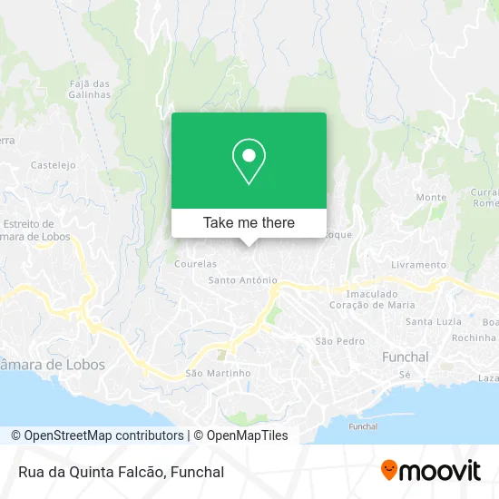 Rua da Quinta Falcão map