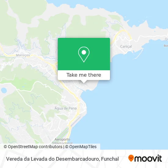 Vereda da Levada do Desembarcadouro map