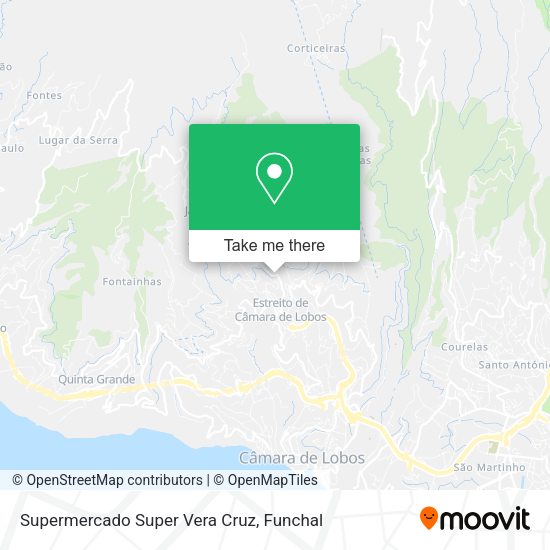 Supermercado Super Vera Cruz mapa