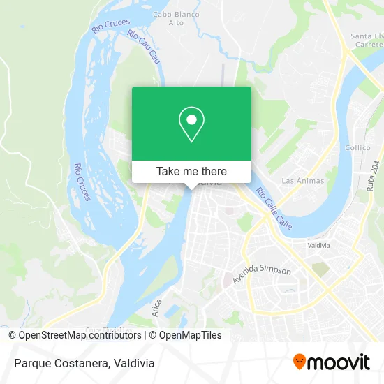 Parque Costanera map