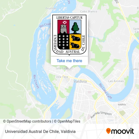 Universidad Austral De Chile map