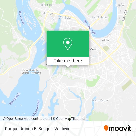 Mapa de Parque Urbano El Bosque