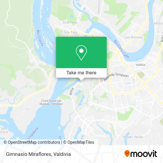 Gimnasio Miraflores map