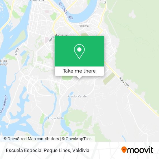 Escuela Especial Peque Lines map