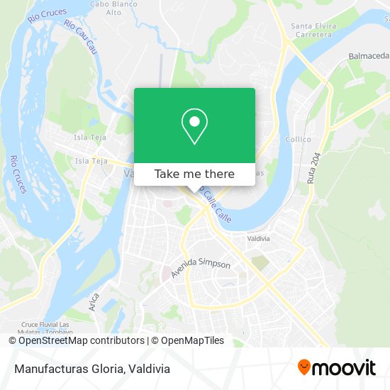 Mapa de Manufacturas Gloria