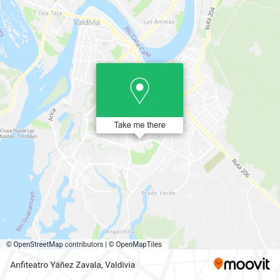 Anfiteatro Yáñez Zavala map
