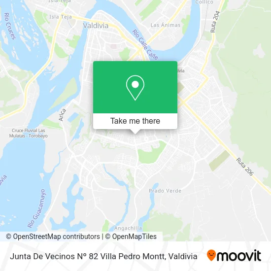 Junta De Vecinos Nº 82 Villa Pedro Montt map