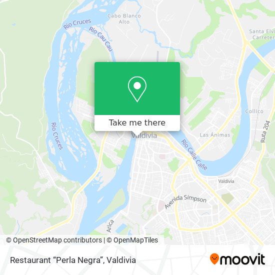 Restaurant “Perla Negra” map