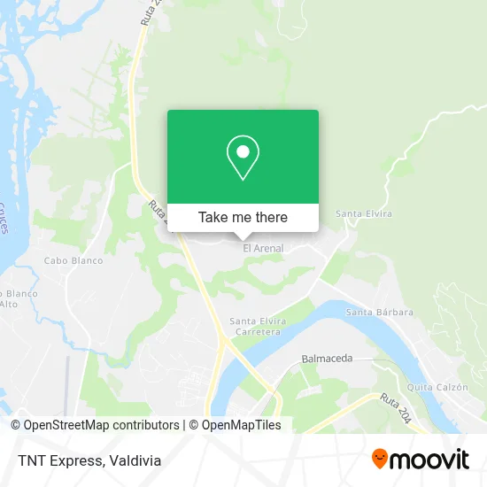 TNT Express map