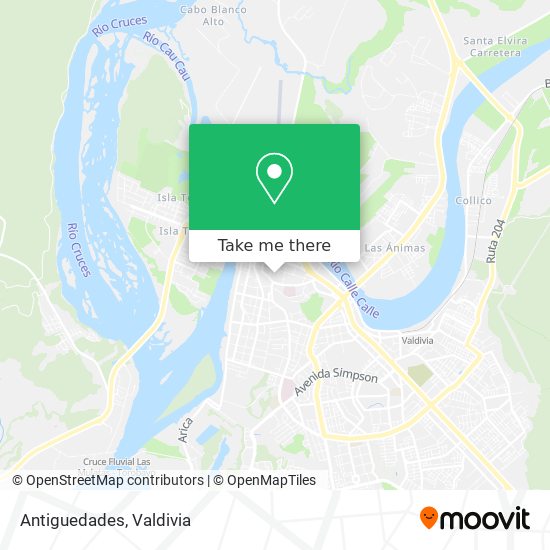 Mapa de Antiguedades