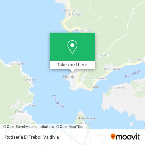 Mapa de Rotisería El Trébol