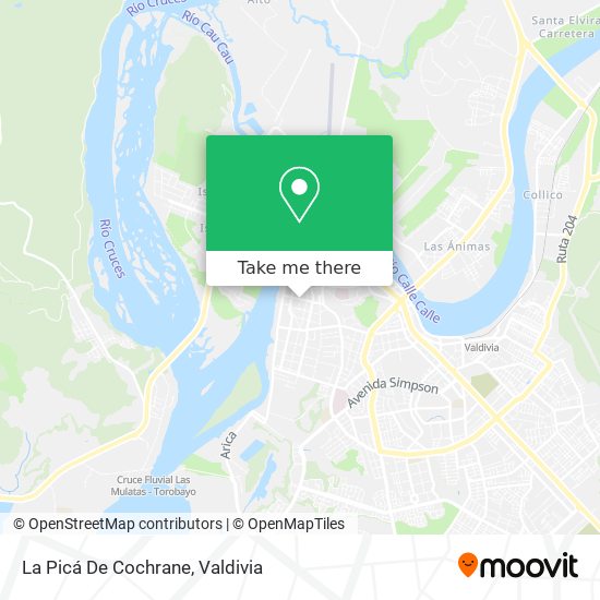 Mapa de La Picá De Cochrane