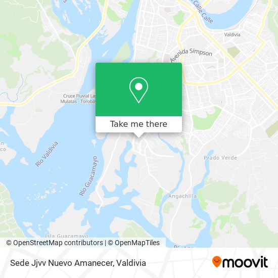 Mapa de Sede Jjvv Nuevo Amanecer