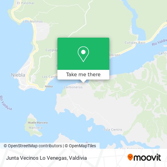 Mapa de Junta Vecinos Lo Venegas