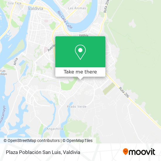 Mapa de Plaza Población San Luis